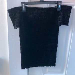 Off the shoulder bodycon top